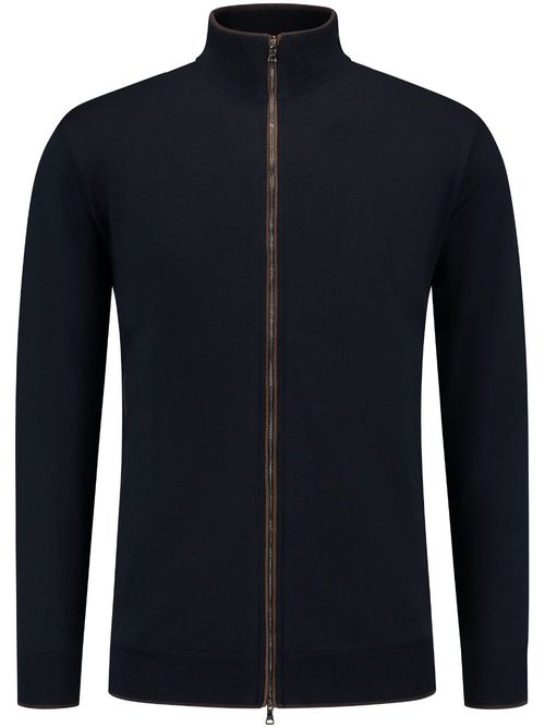 Zip-up cardigan - Blue