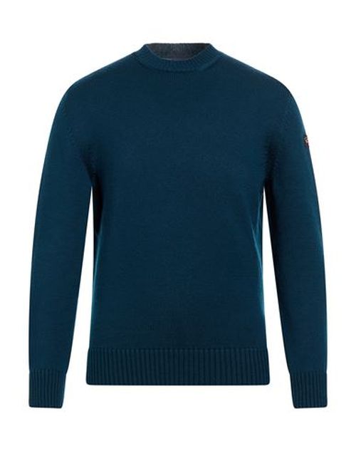 Man Sweater Deep teal Size L Virgin Wool