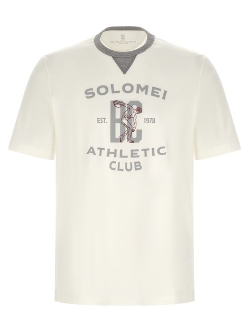 Solomei Athletic Club Graphic T-Shirt — White