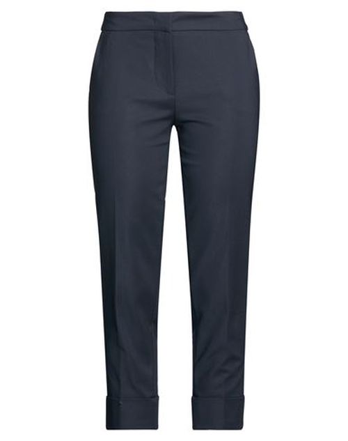 Woman Pants Navy Size 2 Cotton, Polyester, Elastane