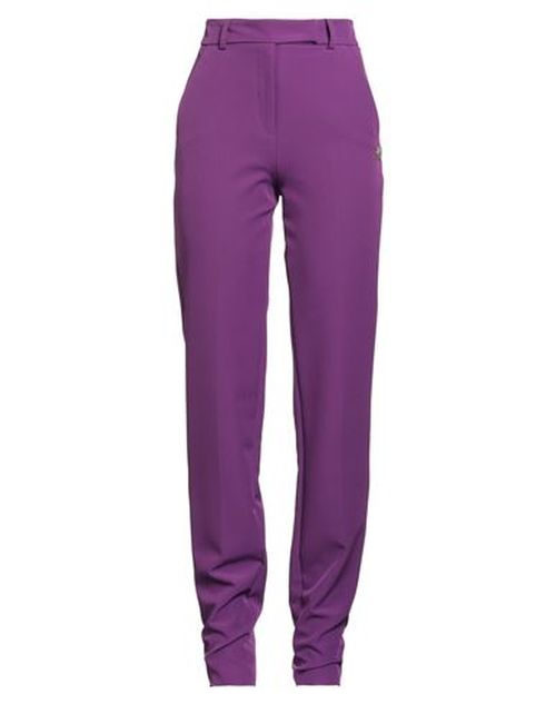 Woman Pants Mauve Size 8 Polyester, Elastane