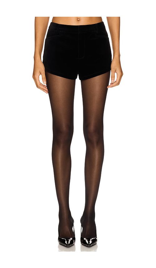 Lovers and Friends Savannah Velvet Short in Black. XL. Also in S