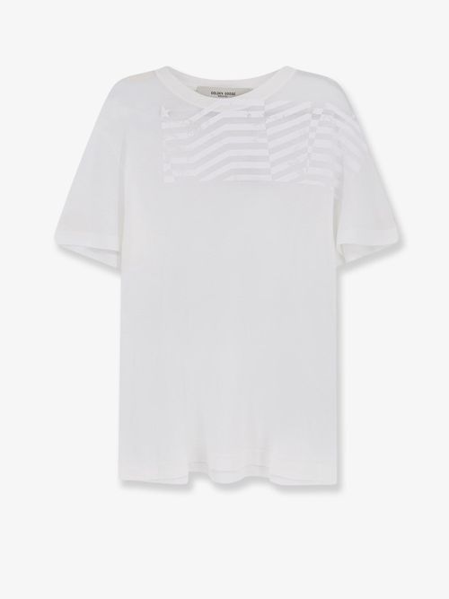 Lyocell Crew Neck T-Shirt — White