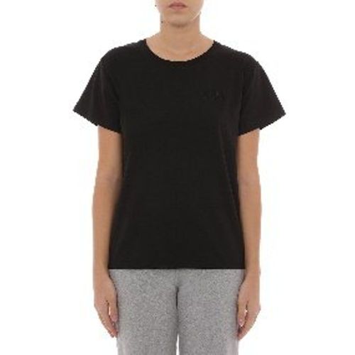 Cotton Crew-Neck T-Shirt — Black