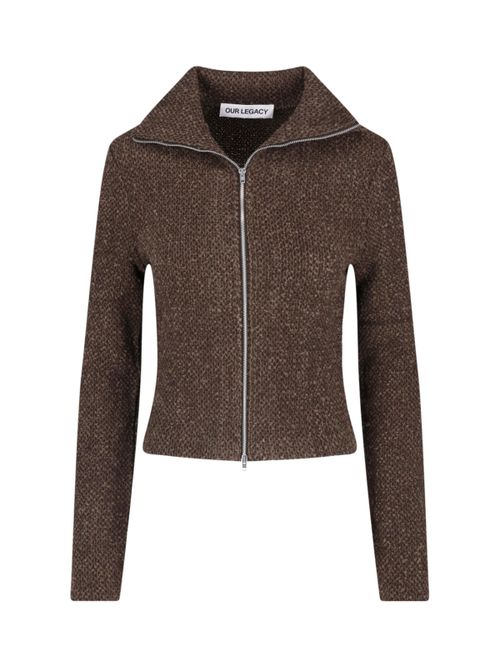 Buckle-Weave Knit Sweater