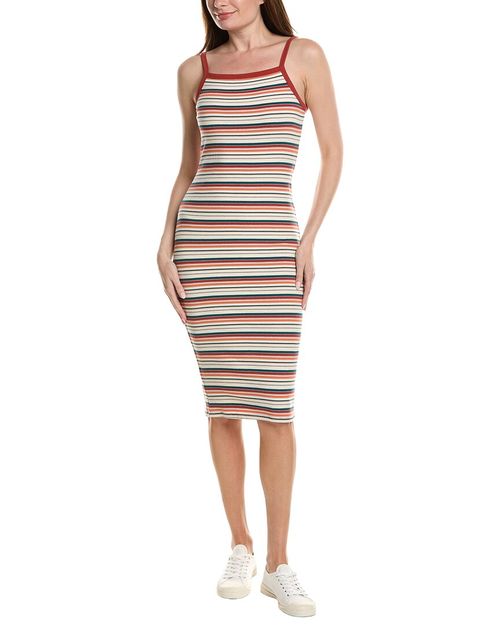 Rolla’S Rib Naomi Dazed Stripe Dress Jean