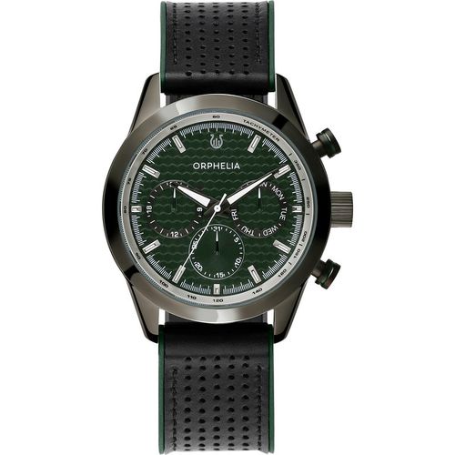 Orphelia Sandblast Mens Green Watch OR71904 Silicone - One Size