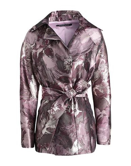 Woman Jacket Antique rose Size 14 Acetate, Polyester, Elastane