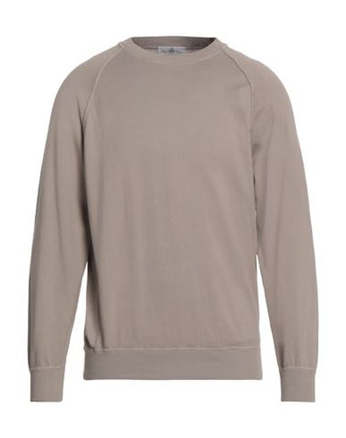 Man Sweater Taupe Size 52 Cotton