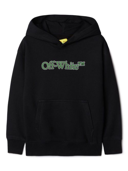 Big Bookish cotton hoodie - Black