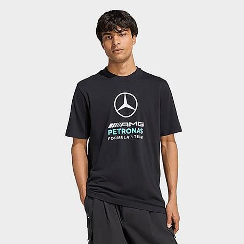Men's Mercedes-AMG Petronas F1 Team DNA Graphic T-Shirt in Black/Semi Mint Rush