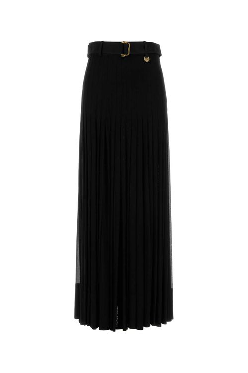 Black Crepe Skirt