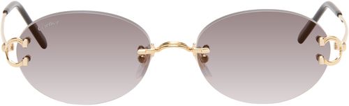 Gold Classic C Motif Sunglasses