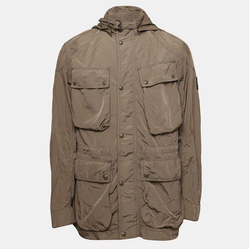 Belstaff Mens Stowmaster Softshell Jacket in Dark Khaki - Green - X-Sma