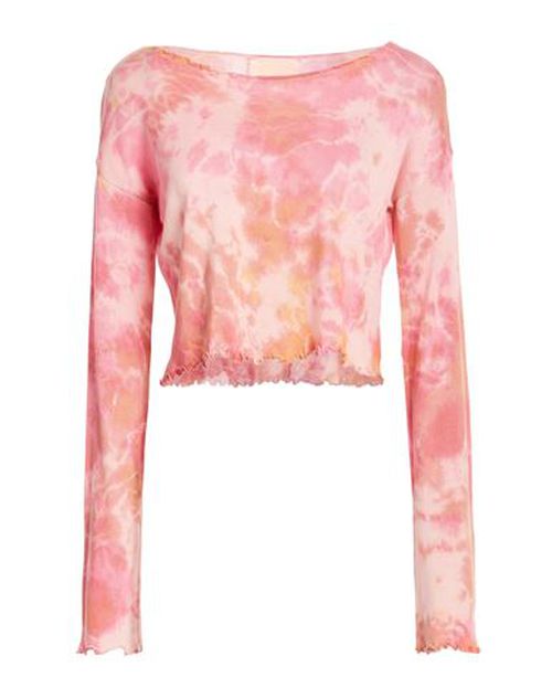 Woman Sweater Pink Size M Lyocell
