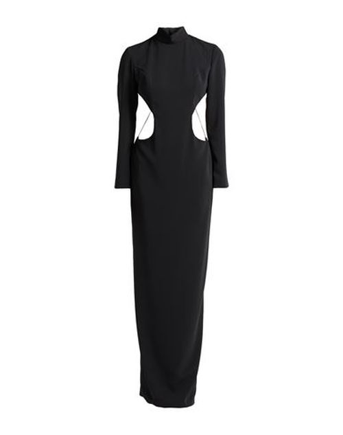 Mônot Woman Maxi dress Black Size 8 Triacetate, Polyester