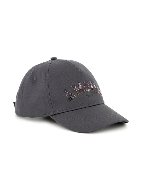 Logo-embroidered cap - Grey