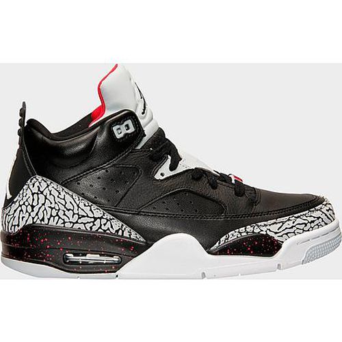 Men's Air Son of Mars Low Casual Shoes in Black/University Red/Grey Mist