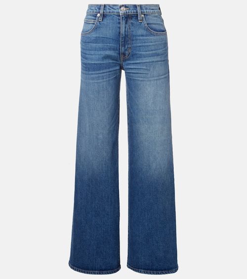 Selena mid-rise wide-leg jeans