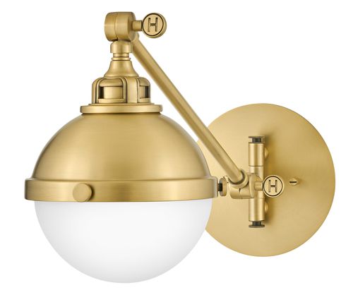 Satin Brass LED Wall Sconce from the Fletcher Collection