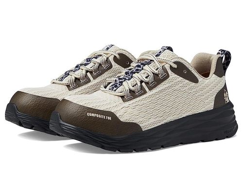 V-Lite Sneakers Women's Ivory Composite Safety Toe Work Shoes ZPO2848 (Ivory,9 (Women's))