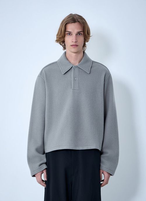 Oversized Polo Knit Jumper