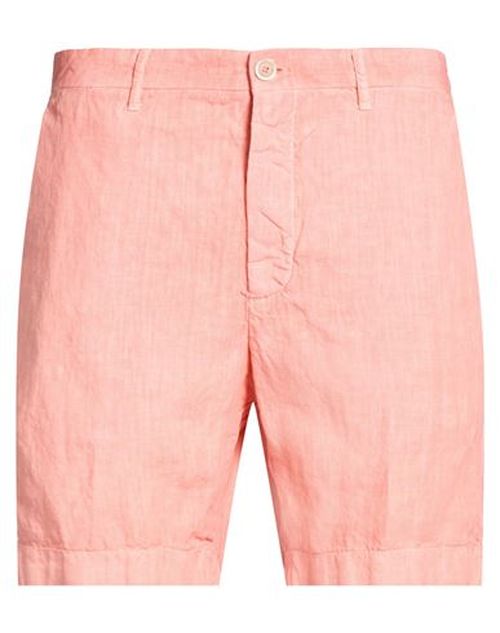 Man Shorts & Bermuda Shorts Salmon pink Size 30 Linen