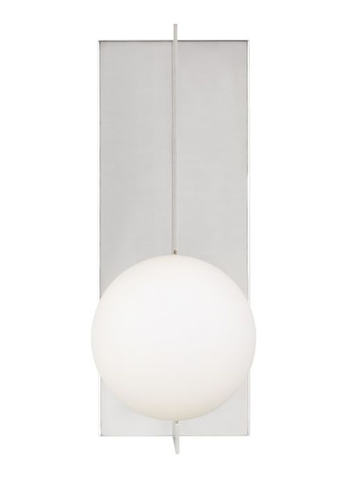 Natural Brass LED Wall Sconce from the Orbel Collection