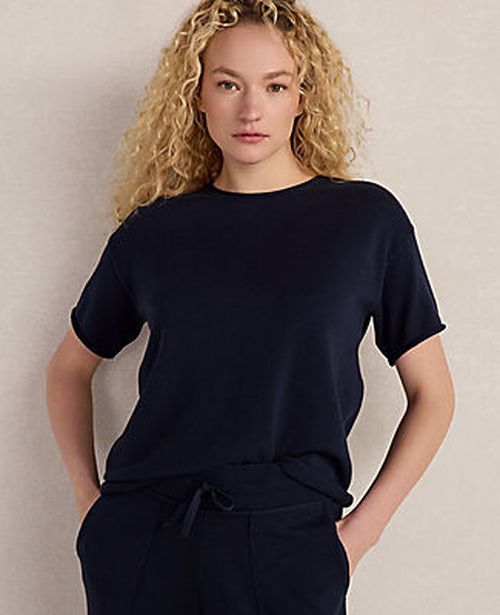 Ann Taylor Haven Well Within Cotton Knit Short Sleeve Tee