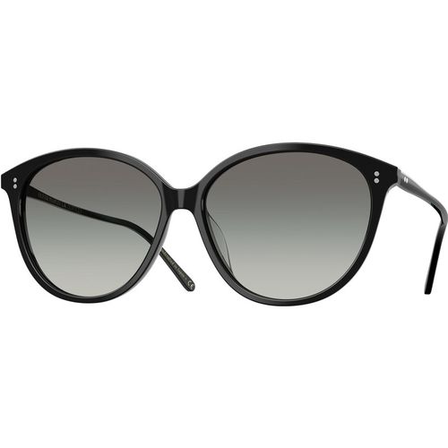 Oliver Peoples Vrouw Oliver Peoples OV5605SU SOLEAU 173111 Zonnebrillen Acetaat Zwart Grijs Vlinder Normaal Genuanceerd