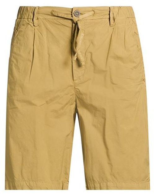 Man Shorts & Bermuda Shorts Khaki Size 28 Cotton, Elastane