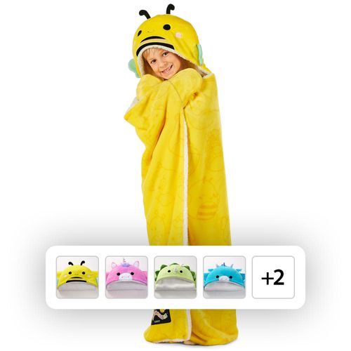 Hooded Throw-Sunny Bee