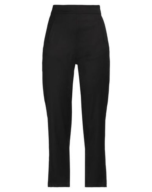 Woman Pants Black Size 2 Polyester, Viscose, Elastane