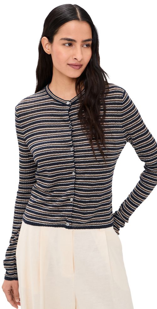Cropped Cardigan Nocturne Blue