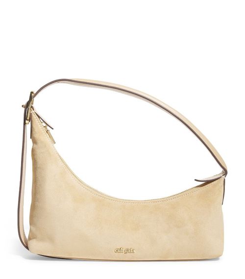 Suede Lola Shoulder Bag