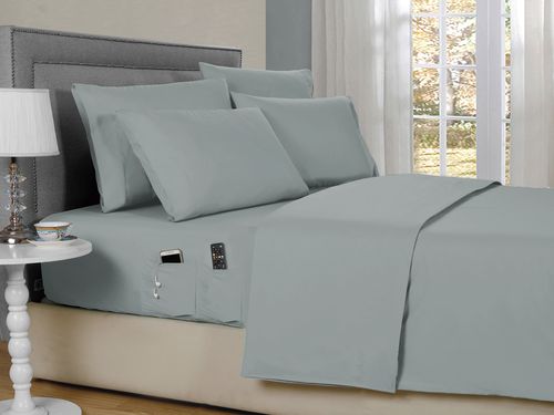 6-Piece Smart Pocket Sheet Sets w/ Side Pocket by Bed Bath Fashions