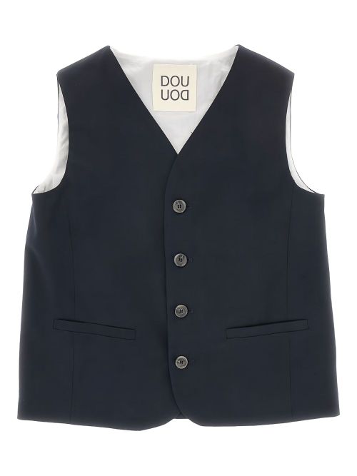 Doudou et Compagnie button-up gilet - Blue