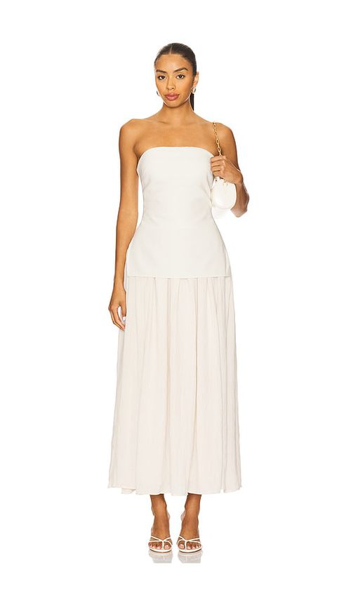Lovers and Friends Esther Maxi Dress in Ivory. XS also in L, M, S