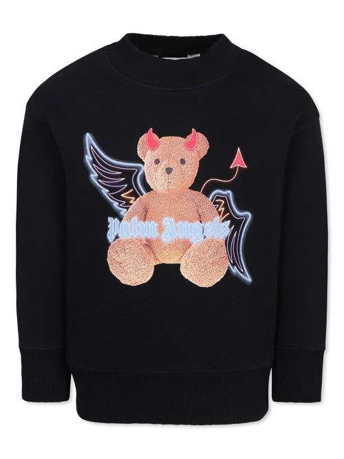 Bear-print sweatshirt - Black