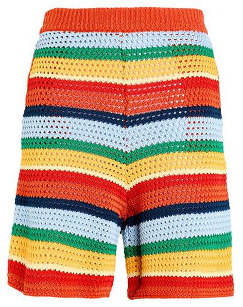 Man Shorts & Bermuda Shorts Orange Size 28 Cotton