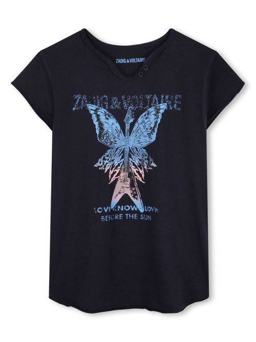 Graphic-print T-shirt - Blue
