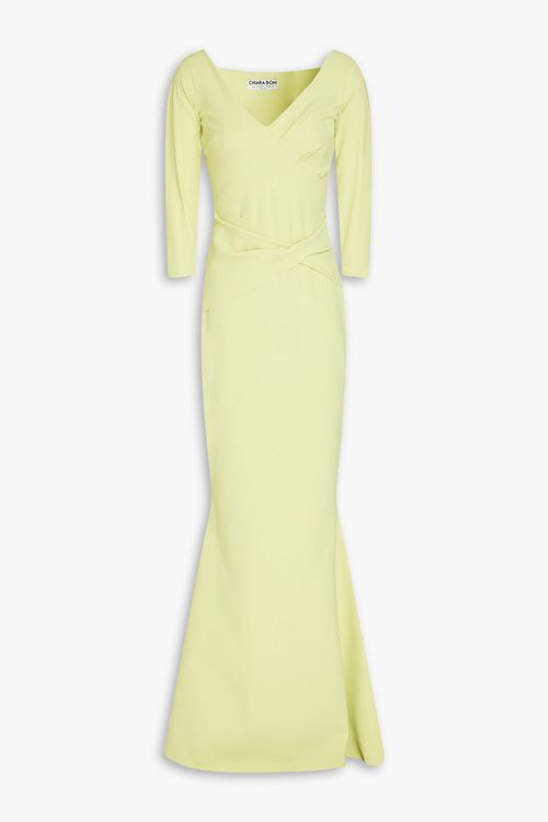 Naktis twisted scuba maxi dress