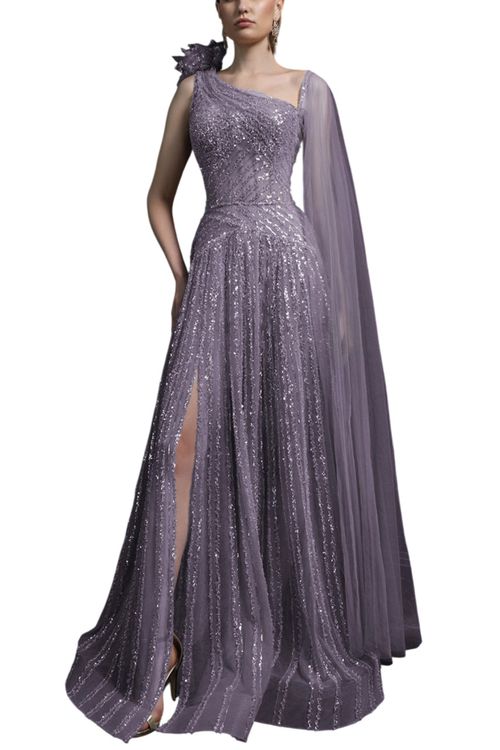 AZ COUTURE AMETHYST TWILIGHT GOWN