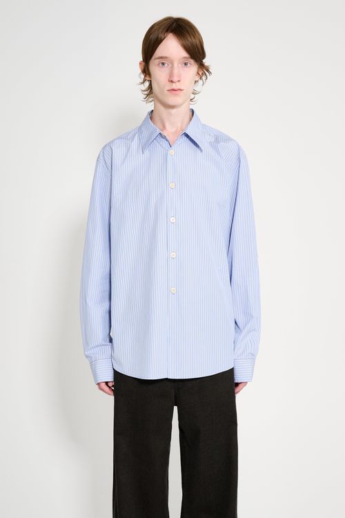Our Legacy Beyond Shirt Typewriter Stripe Poplin