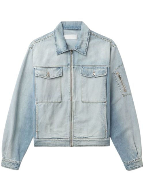 Zip-up denim jacket - Blue