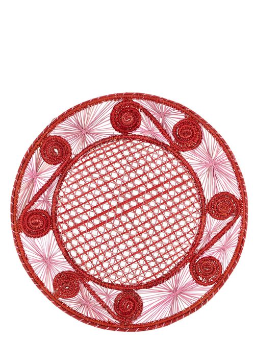 -Car Here Kitchen Linen Rosso-Unisex