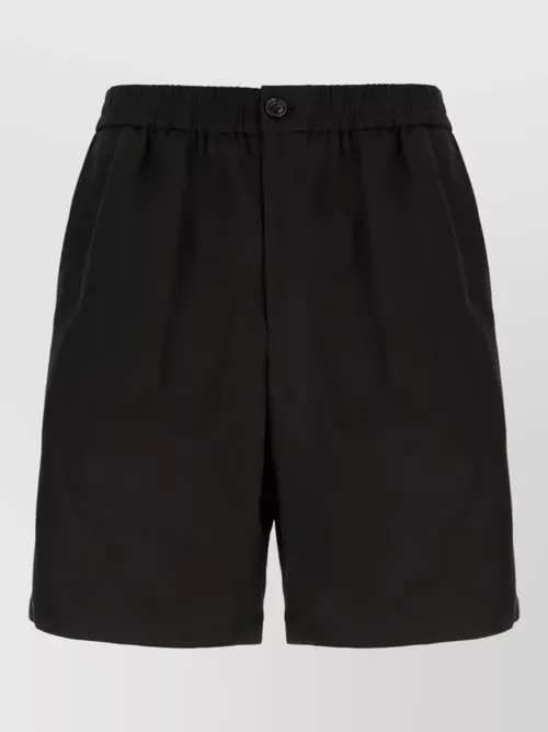 Ami Paris - beach shorts bermuda cut back pocket button