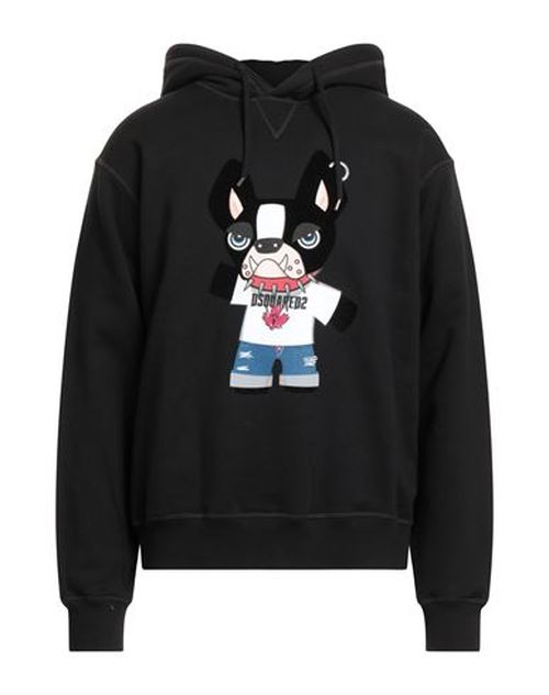 Man Sweatshirt Black Size L Cotton