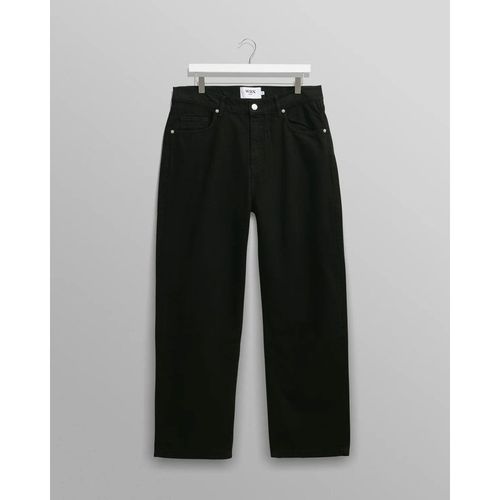 Pantalones londinenales de cera negro