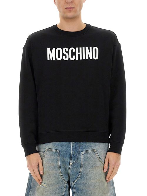 모스키노 남성 sweatshirt with logo
